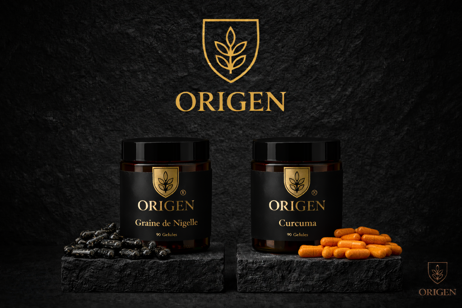 Pack 90 jours — Graine de Nigelle + Curcuma et Pipérine ORIGEN