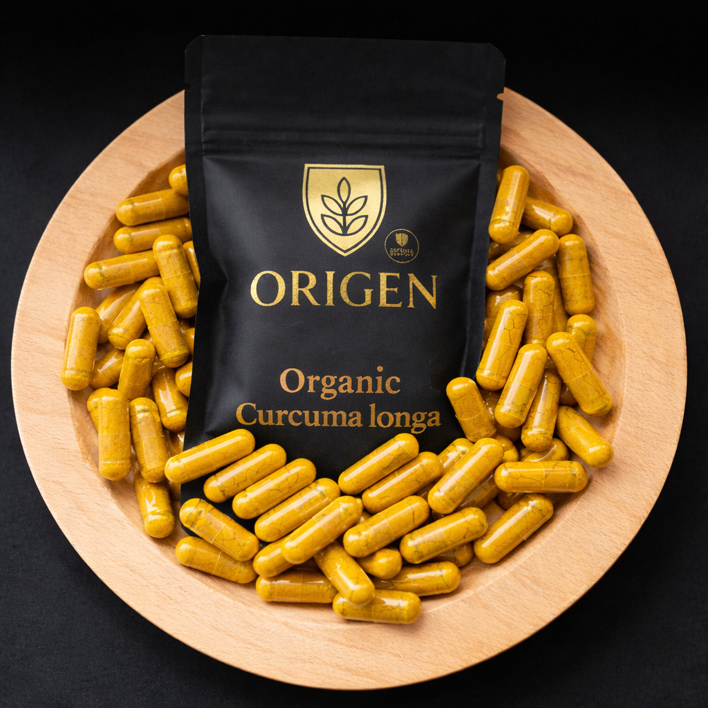 Gélules Curcuma avec Pipérine (Végan) Format mensuel – 30 gélules – 30 jours